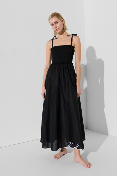 PLÁŽOVÉ OBLEČENIE KARL LAGERFELD KARL DNA SIGNATURE ANKLE DRESS - Fotografia č. 1
