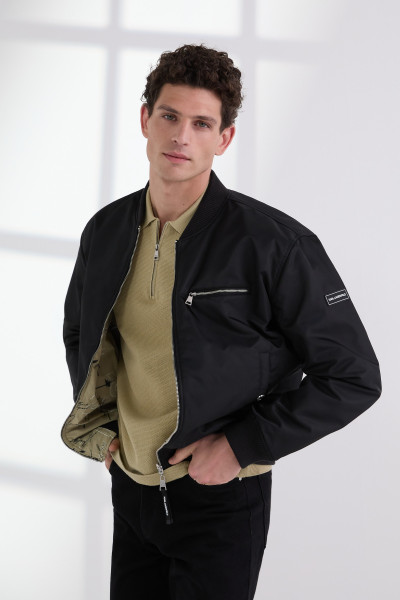 BUNDA KARL LAGERFELD REVERSIBLE AOP SKETCH JACKET - Fotografie č. 1