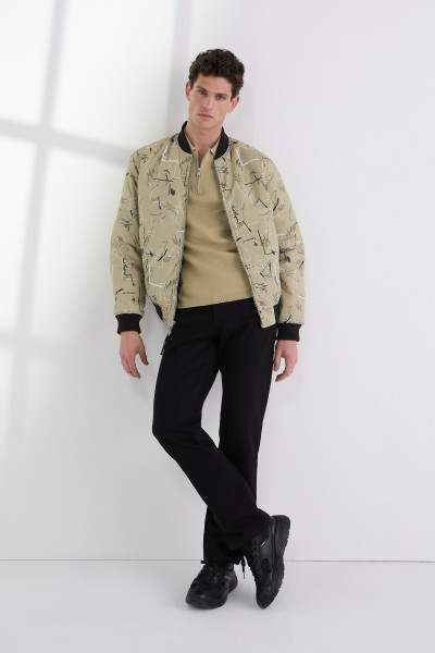 BUNDA KARL LAGERFELD REVERSIBLE AOP SKETCH JACKET - Fotografie č. 2