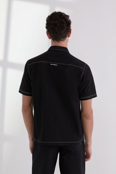 ING KARL LAGERFELD SSLV CONTRAST STITCH SHIRT - Kép 3