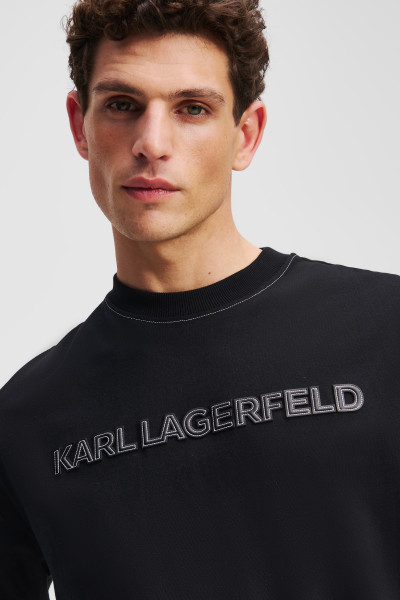 TRIČKO KARL LAGERFELD T-SHIRT W/ CONTRAST STITCHING - Fotografia č. 3