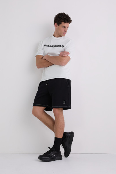 TRIČKO KARL LAGERFELD T-SHIRT W/ CONTRAST STITCHING - Fotografia č. 4