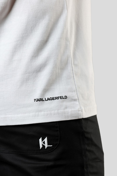 PÓLÓ KARL LAGERFELD RSG RELAX FIT T-SHIRT - Kép 3