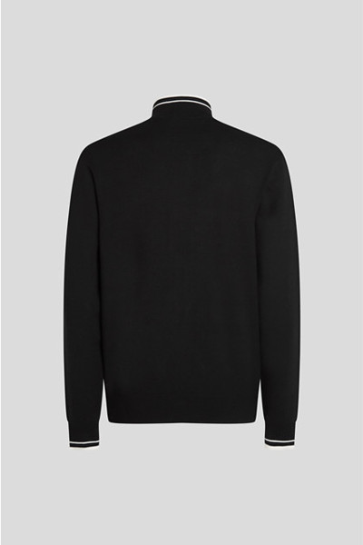 SVETR KARL LAGERFELD ZIP THROUGH SWEATER W/ LOGO - Fotografie č. 2