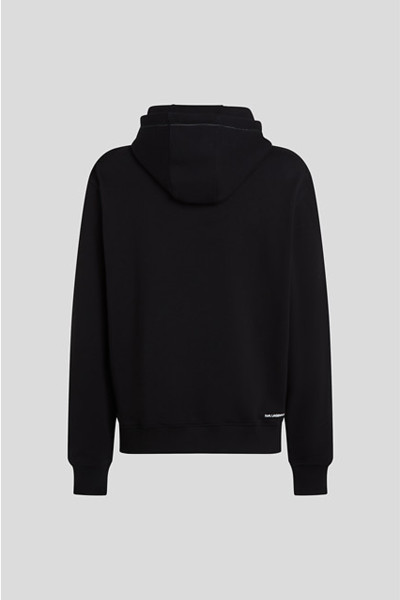 MIKINA KARL LAGERFELD HOODIE W/ CONTRAST STITCHING - Fotografie č. 2