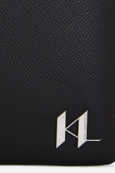 PÚZDRO KARL LAGERFELD K/MONOGRAM LEATHER POUCH - Fotografia č. 4