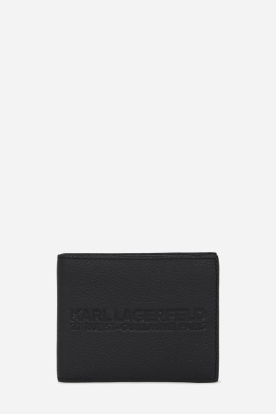 PÉNZTÁRCA KARL LAGERFELD K/RSG LEATHER WALLET - Kép 1