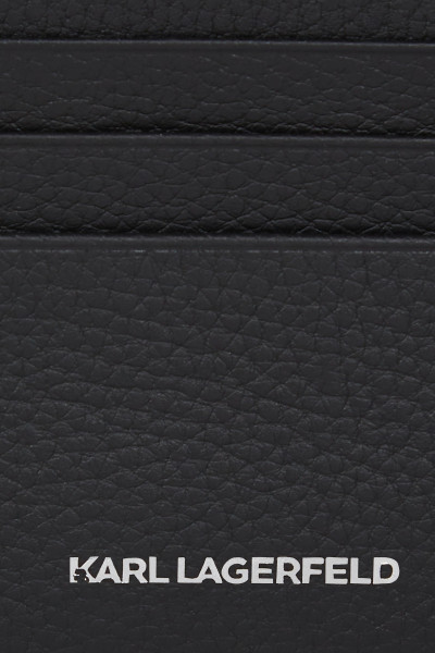 PÉNZTÁRCA KARL LAGERFELD K/RSG LEATHER WALLET - Kép 4