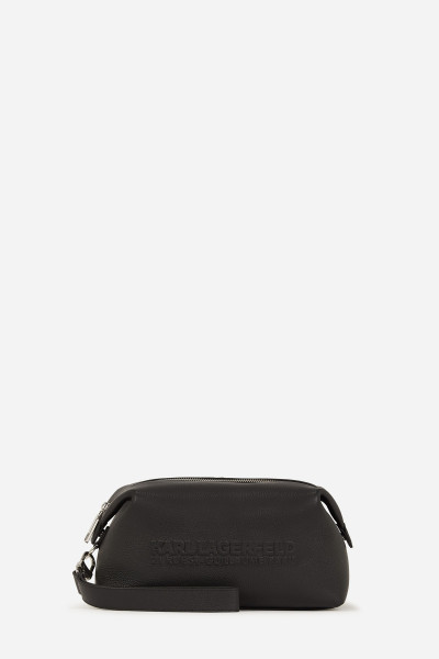 KOSMETICKÁ TAŠKA KARL LAGERFELD K/RSG LEATHER WASHBAG - Fotografie č. 1