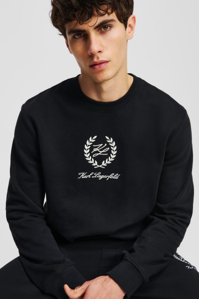 MELEGÍTŐ FELSŐ KARL LAGERFELD HOTEL KARL CREST SWEATSHIRT - Kép 4