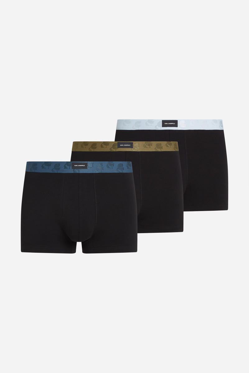 Spodní prádlo karl lagerfeld kameo logo trunk set midnight-clear sky-olive