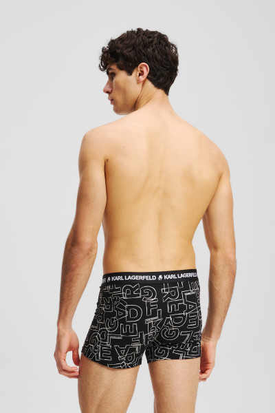 SPODNÁ BIELIZEŇ KARL LAGERFELD SPELL OUT LOGO AOP TRUNK - Fotografia č. 3