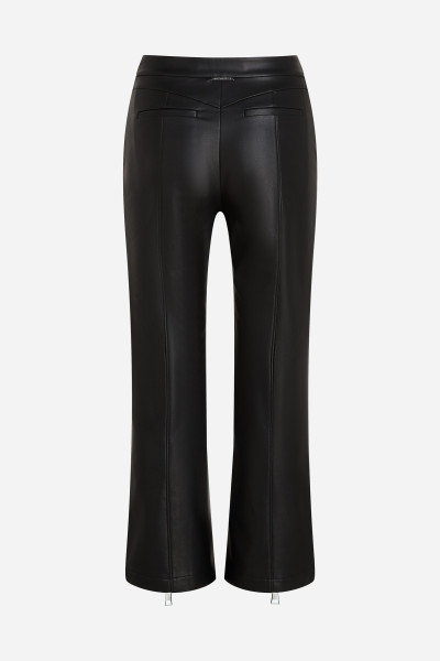 KALHOTY KARL LAGERFELD FAUX LEATHER ZIP PANTS - Fotografie č. 6