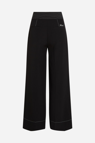 NADRÁG KARL LAGERFELD CONTRAST STITCH PANTS - Kép 6