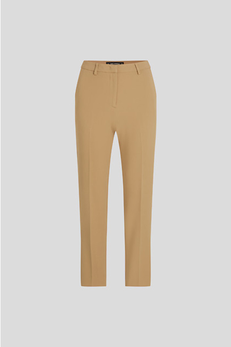 Nadrág Karl Lagerfeld Commercial Cigarette Pants Nougat