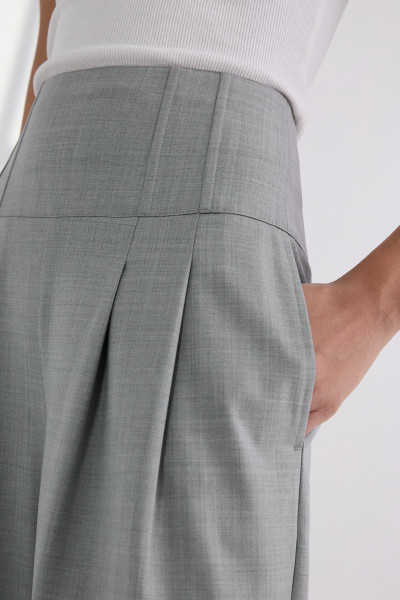 NOHAVICE KARL LAGERFELD FASHION TAILORED WIDE PANTS - Fotografia č. 3