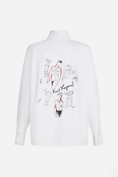 KOŠILE KARL LAGERFELD KARL SERIES POPLIN SHIRT - Fotografie č. 6