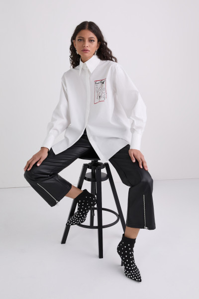 KOŠILE KARL LAGERFELD KARL SERIES POPLIN SHIRT - Fotografie č. 4