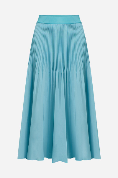 SUKNĚ KARL LAGERFELD COMMERCIAL PLEATED SKIRT - Fotografie č. 5