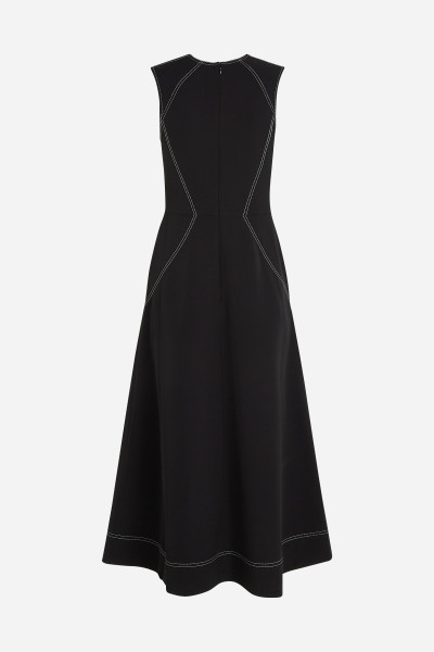 ŠATY KARL LAGERFELD CONTRAST STITCH DRESS - Fotografie č. 6