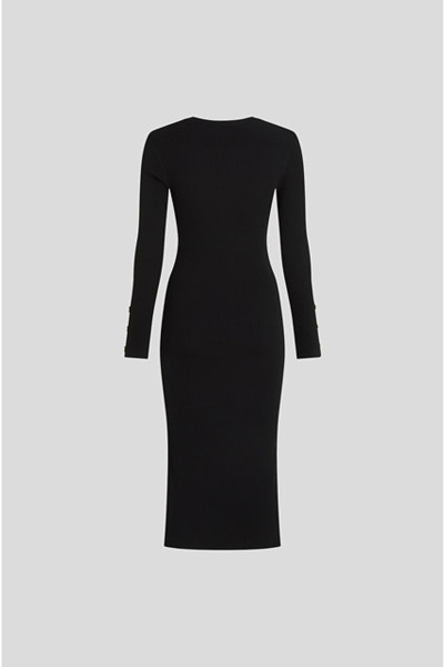 ŠATY KARL LAGERFELD ELEGANT LSLV KNIT DRESS - Fotografie č. 2