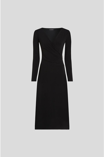 ŠATY KARL LAGERFELD JERSEY FLUID ZIP DRESS - Fotografie č. 1