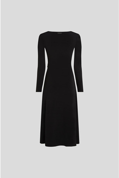 ŠATY KARL LAGERFELD JERSEY FLUID ZIP DRESS - Fotografie č. 2