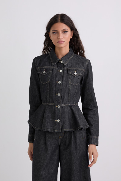 BUNDA KARL LAGERFELD FASHION DENIM JACKET - Fotografie č. 1