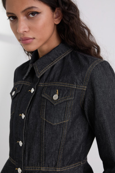 BUNDA KARL LAGERFELD FASHION DENIM JACKET - Fotografie č. 4