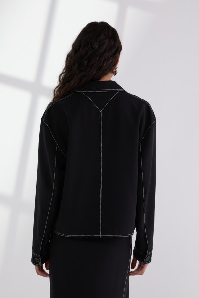BLEJZR KARL LAGERFELD CONTRAST STITCH JACKET - Fotografie č. 3