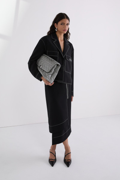 BLEJZR KARL LAGERFELD CONTRAST STITCH JACKET - Fotografie č. 2