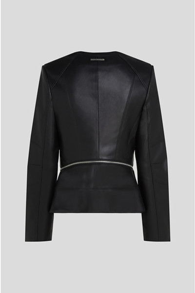 BUNDA KARL LAGERFELD FAUX LEATHER ZIP JACKET - Fotografie č. 2