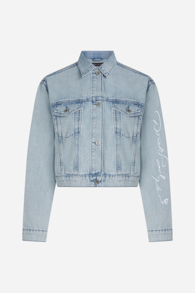 BUNDA KARL LAGERFELD KL X DISNEY DENIM JACKET - Fotografie č. 5
