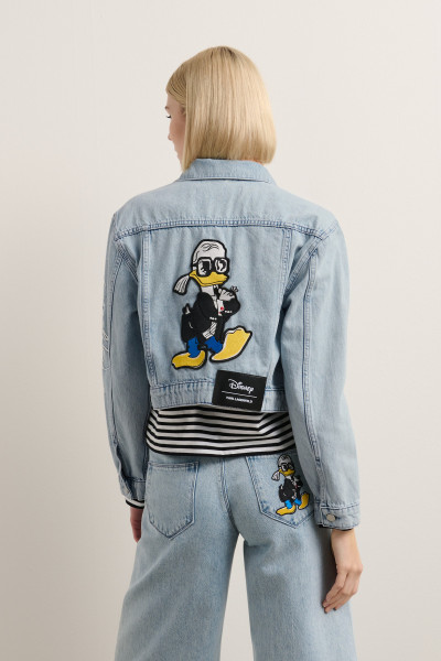 BUNDA KARL LAGERFELD KL X DISNEY DENIM JACKET - Fotografie č. 2