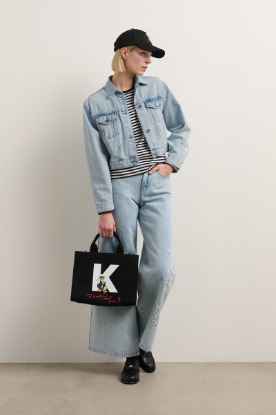 BUNDA KARL LAGERFELD KL X DISNEY DENIM JACKET - Fotografie č. 4