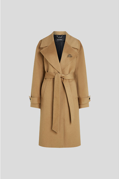 KABÁT KARL LAGERFELD SOFT WOOL COAT - Fotografia č. 1