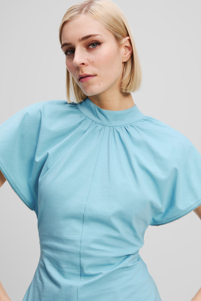 PÓLÓ KARL LAGERFELD ZIP SLEEVE T-SHIRT - Kép 3