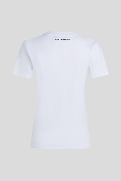 TRIČKO KARL LAGERFELD KARL ORCHID LOGO T-SHIRT - Fotografie č. 2
