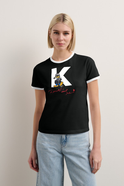 PÓLÓ KARL LAGERFELD KL X DISNEY PETITE T-SHIRT - Kép 1