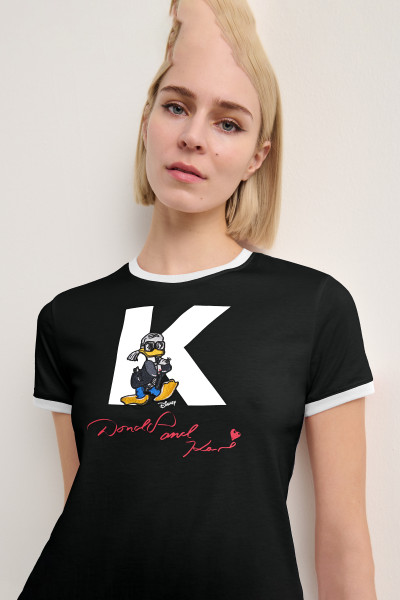 PÓLÓ KARL LAGERFELD KL X DISNEY PETITE T-SHIRT - Kép 6