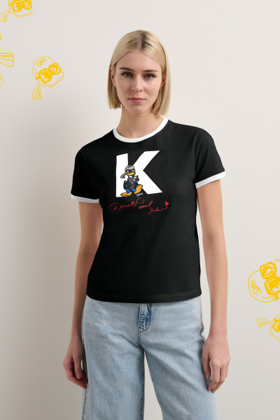 PÓLÓ KARL LAGERFELD KL X DISNEY PETITE T-SHIRT - Kép 5