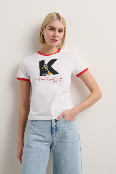PÓLÓ KARL LAGERFELD KL X DISNEY PETITE T-SHIRT - Kép 1