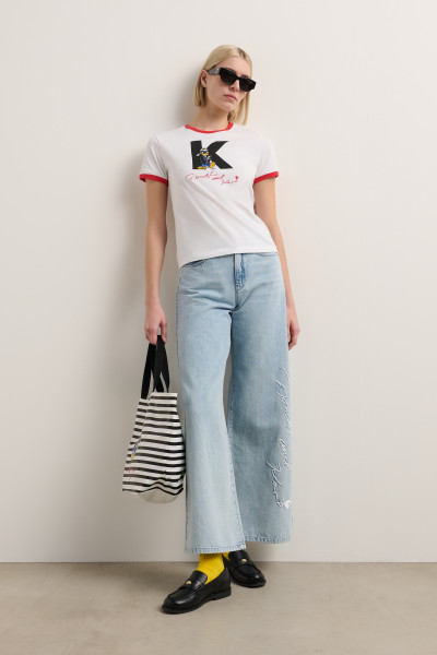 PÓLÓ KARL LAGERFELD KL X DISNEY PETITE T-SHIRT - Kép 4