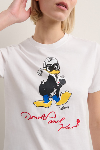 PÓLÓ KARL LAGERFELD KL X DISNEY REGULAR T-SHIRT - Kép 4