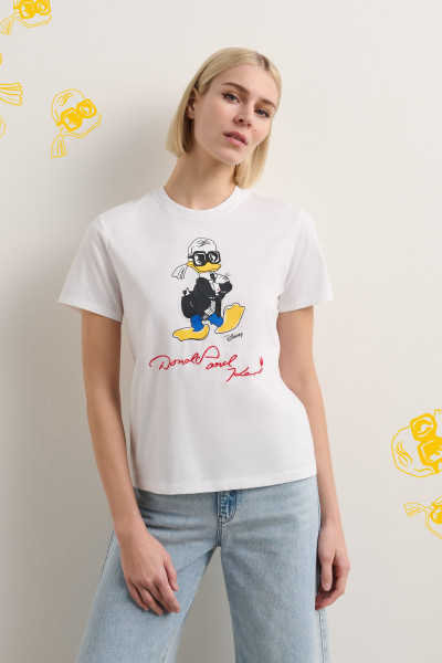 PÓLÓ KARL LAGERFELD KL X DISNEY REGULAR T-SHIRT - Kép 5