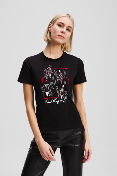 PÓLÓ KARL LAGERFELD KARL SERIES T-SHIRT - Kép 1