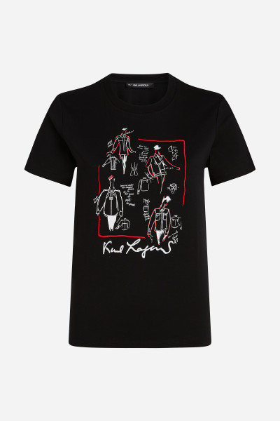 PÓLÓ KARL LAGERFELD KARL SERIES T-SHIRT - Kép 5