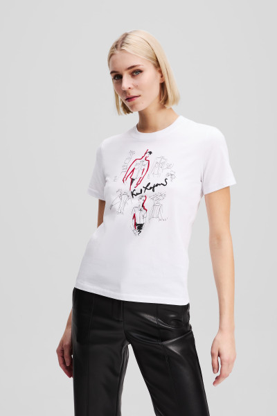 PÓLÓ KARL LAGERFELD KARL SERIES T-SHIRT - Kép 1