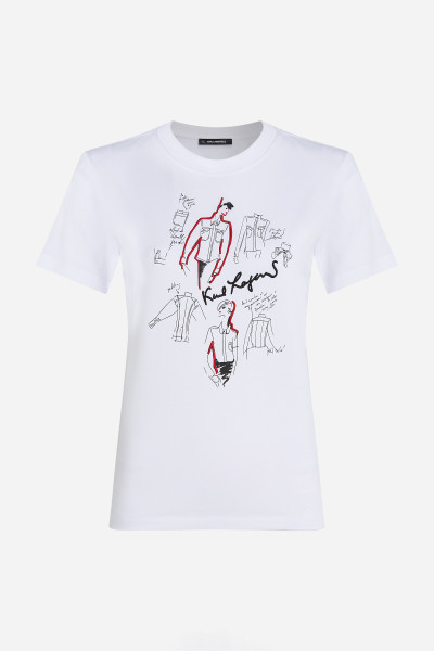 PÓLÓ KARL LAGERFELD KARL SERIES T-SHIRT - Kép 5