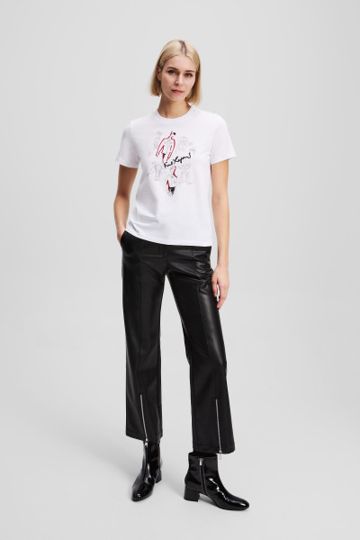 PÓLÓ KARL LAGERFELD KARL SERIES T-SHIRT - Kép 2